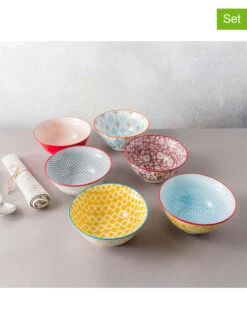 18tlg. Tafelservice "Sabae" In Bunt