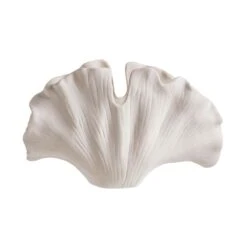 Deko-Objekt Blatt Höhe 21cm GINKGO In Creme -Einrichtungsgeschäft butlers deko objekt blatt hohe 21cm ginkgo in creme 4