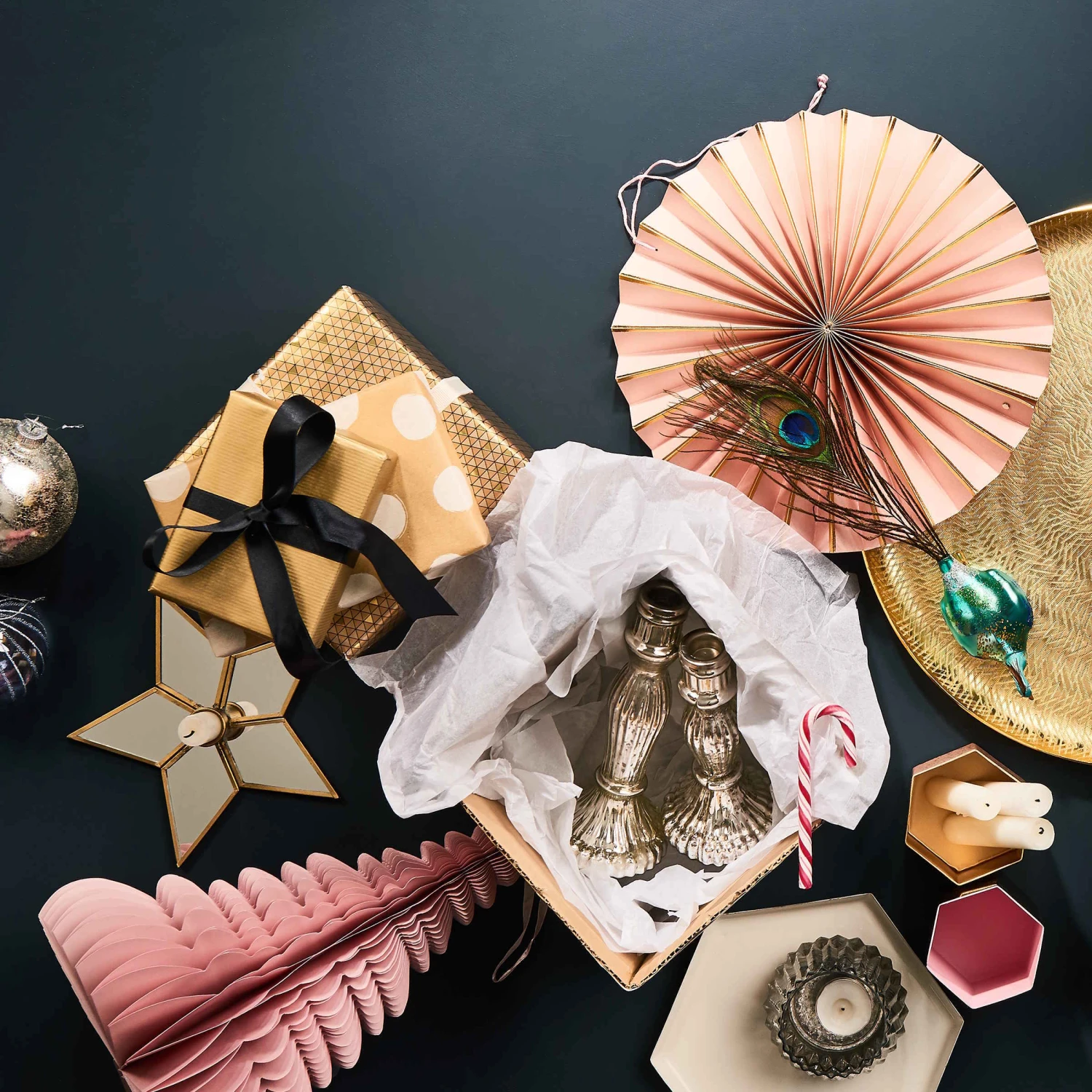 Deko-Teller Ø38cm GOLDEN STAR In Gold 6 Deko-Teller Ø38cm GOLDEN STAR In Gold – Bild 4