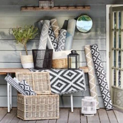 In- & Outdoor-Teppich Mosaik L 200 X B 150cm COLOUR CLASH In Taupe 18 In- & Outdoor-Teppich Mosaik L 200 X B 150cm COLOUR CLASH In Taupe -Einrichtungsgeschäft butlers in and outdoor teppich mosaik l 200 x b 150cm colour clash in taupe 7