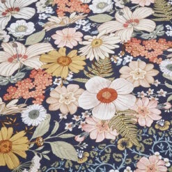 Picknickdecke L 175 X B 154cm BETWEEN FLOWERS In Dunkelblau -Einrichtungsgeschäft butlers picknickdecke l 175 x b 154cm between flowers in dunkelblau 6