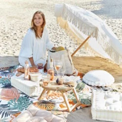 Picknickdecke L 175 X B 154cm PAREA In Bunt -Einrichtungsgeschäft butlers picknickdecke l 175 x b 154cm parea in bunt 1