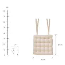 Stuhlkissen Mit Bändchen L 35 X B 37cm SOLID In Creme 8 Stuhlkissen Mit Bändchen L 35 X B 37cm SOLID In Creme -Einrichtungsgeschäft butlers stuhlkissen mit bandchen l 35 x b 37cm solid in creme 2