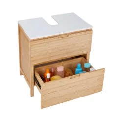 Waschbeckenunterschrank Mit Schublade WHITE SANDS In Natur-Weiß -Einrichtungsgeschäft butlers waschbeckenunterschrank mit schublade white sands in natur weiss 15