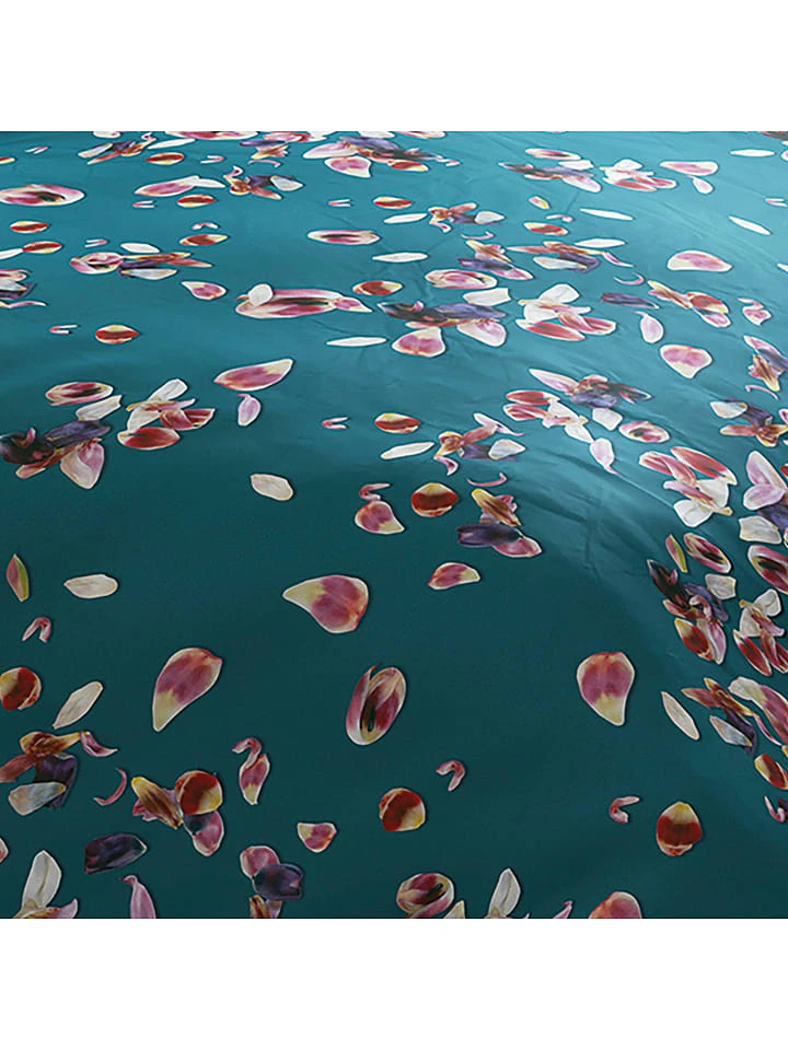 Cacharel Satin-Bettwäsche-Set "Aurore" In Petrol 7 Cacharel Satin-Bettwäsche-Set "Aurore" In Petrol – Bild 5