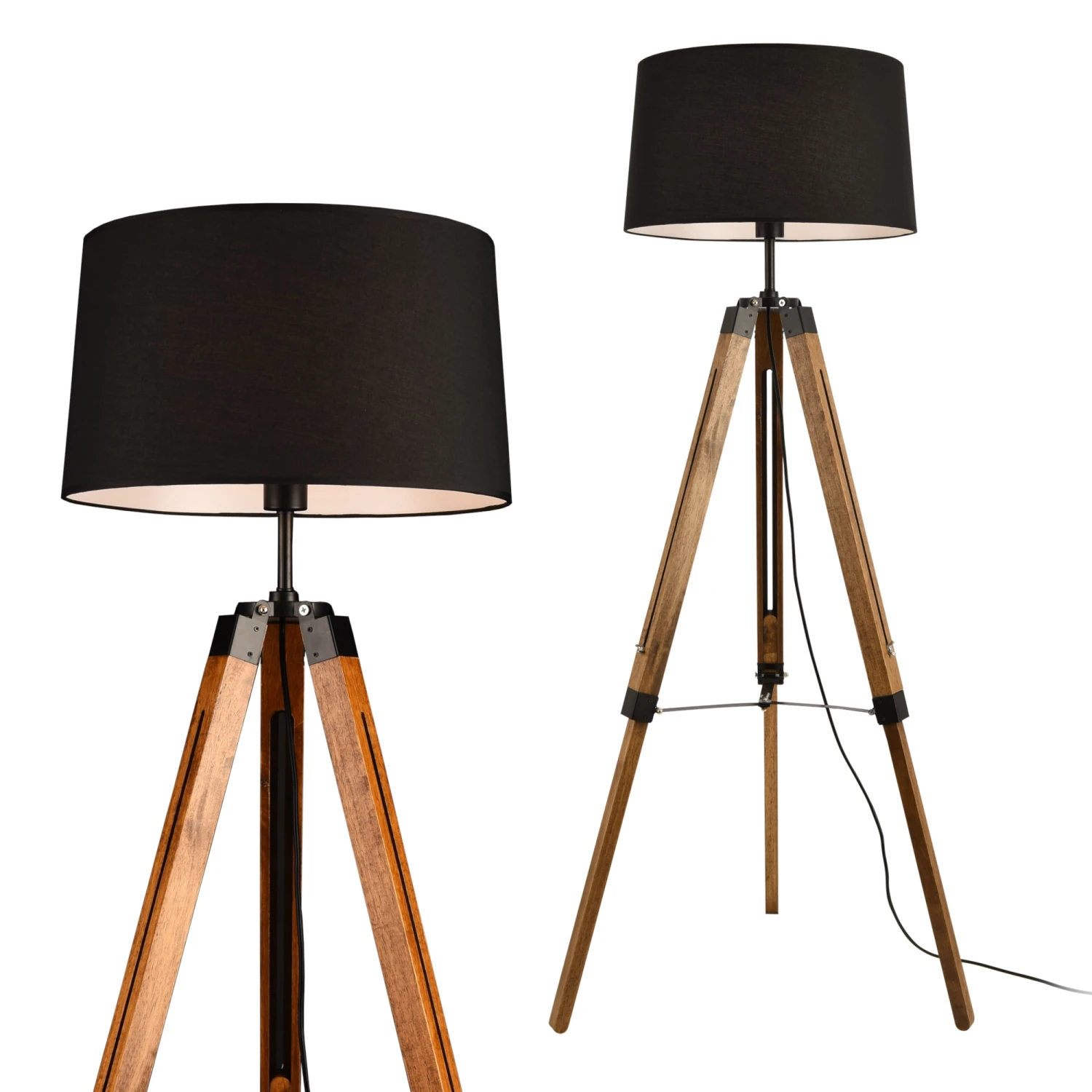 Stehleuchte Lagos In Braun (H)144cm (L)45cm (B)40cm 4 Stehleuchte Lagos In Braun (H)144cm (L)45cm (B)40cm – Bild 2