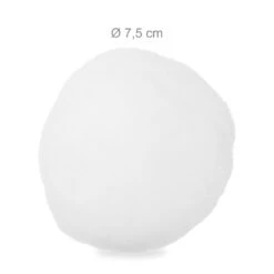 50x Künstliche Schneebälle In Weiß -Einrichtungsgeschäft relaxdays 50x kunstliche schneeballe in weiss 2