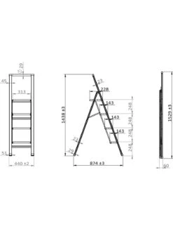 Wenko Alu-Design Klapptrittleiter 4-stufig Weiß In Weiß -Einrichtungsgeschäft wenko alu design klapptrittleiter 4 stufig weiss in weiss 17